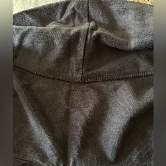 Lucky Brand Womens Large Black‎ Knit Cotton Sweater Wrap White Embroidery - Picture 7 of 7